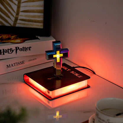 DIVINE GLOW™  Floating Cross Lamp🕊️✝️