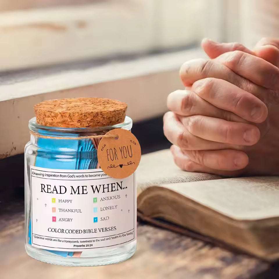 Divine Words Jar™– Daily Bible Verse Inspiration🕊️✝️