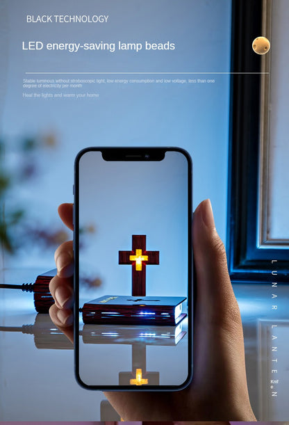 DIVINE GLOW™  Floating Cross Lamp🕊️✝️