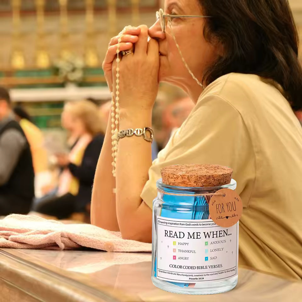 Divine Words Jar™– Daily Bible Verse Inspiration🕊️✝️